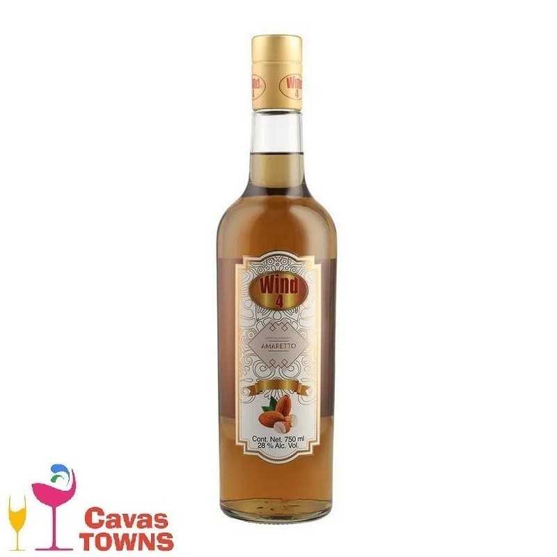 Licor Wind 4 Amaretto 750 ml - Cavas Towns Licor Wind 4 Amaretto 750 ml - Cavas Towns