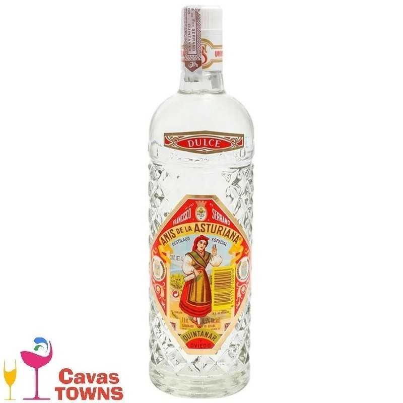 Anis Asturiana Dulce 1lt - Cavas Towns Anis Asturiana Dulce 1lt - Cavas Towns