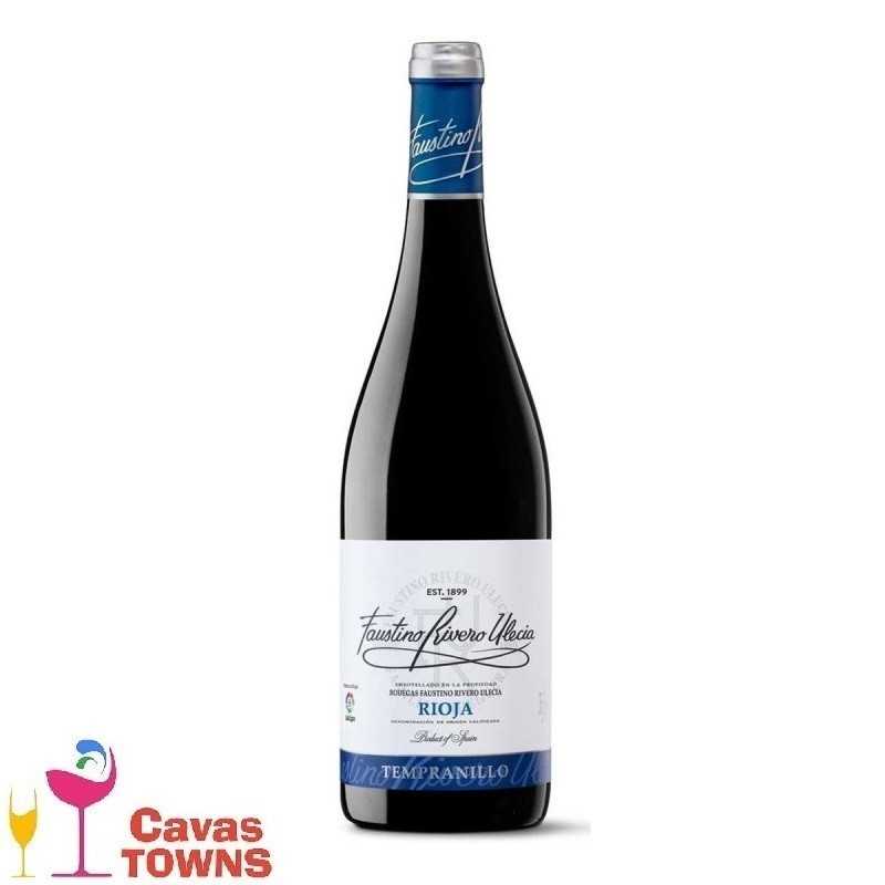 Vino Tinto Faustino Rivero Ulecia Joven Tempranillo 750 ml - Cavas Towns Vino Tinto Faustino Rivero Ulecia Joven Tempranillo 750 ml - Cavas Towns