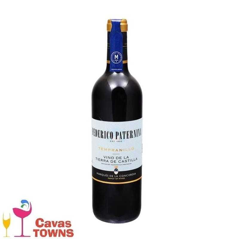 Vino Tinto Federico Paternina Tempranillo Tierra de Castilla 750 ml - Cavas Towns Vino Tinto Federico Paternina Tempranillo Tierra de Castilla 750 ml - Cavas Towns