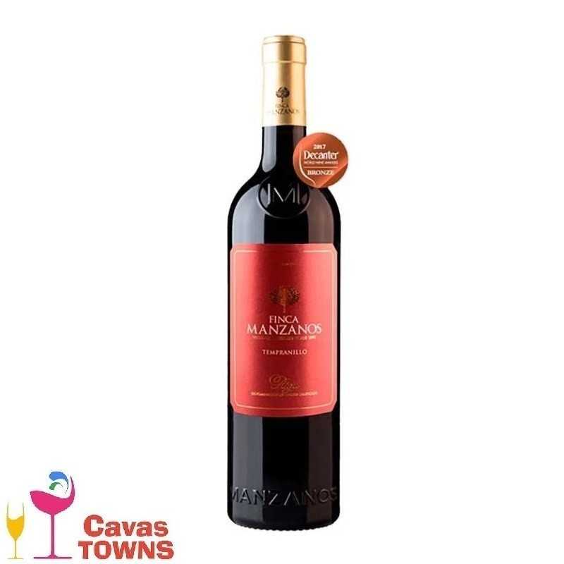Vino Tinto Finca Manzanos Tempranillo Joven 750 ml - Cavas Towns Vino Tinto Finca Manzanos Tempranillo Joven 750 ml - Cavas Towns