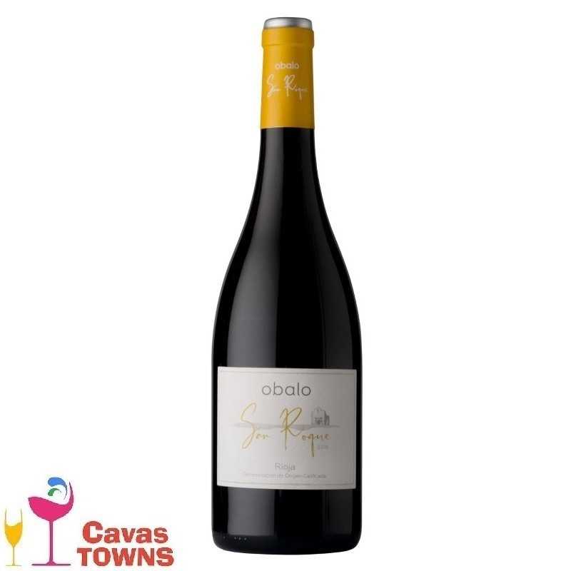 Vino Tinto Obalo Joven San Roque Rioja 750 ml - Cavas Towns Vino Tinto Obalo Joven San Roque Rioja 750 ml - Cavas Towns