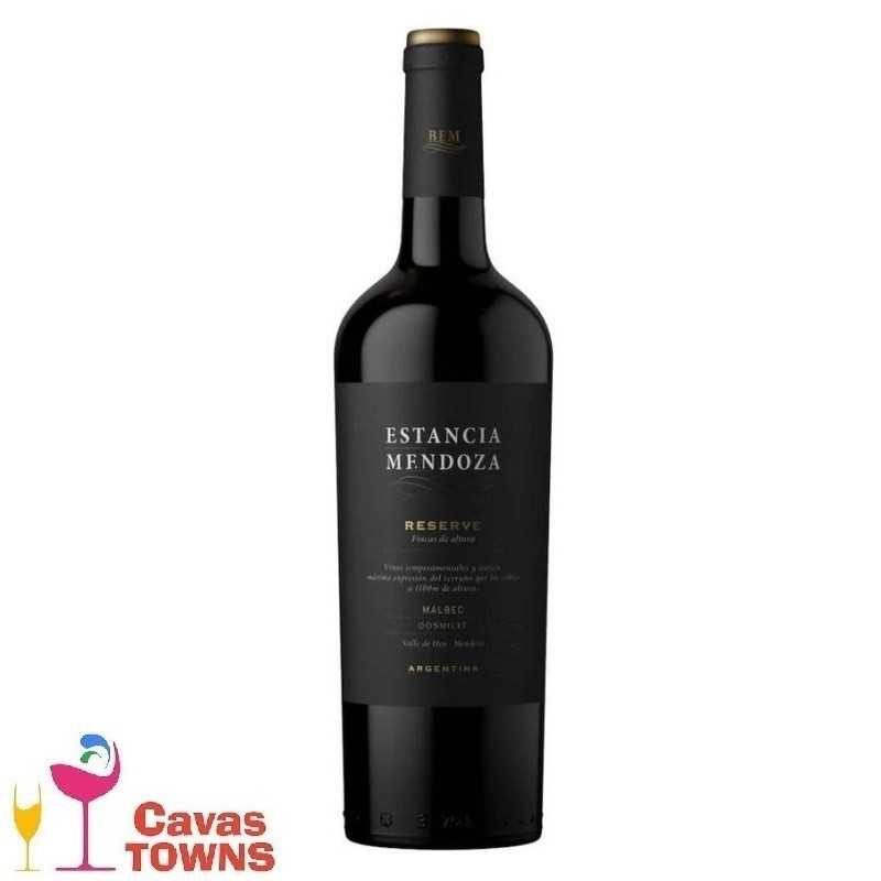 Vino Tinto Estancia Mendoza Reserva Malbec 750 ml - Cavas Towns Vino Tinto Estancia Mendoza Reserva Malbec 750 ml - Cavas Towns