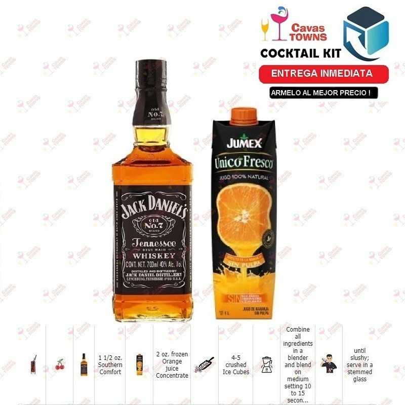 Cocktail Kit Frozen O.J. Southern Comfort Receta Recipe - Cavas Towns Cocktail Kit Frozen O.J. Southern Comfort Receta Recipe - Cavas Towns