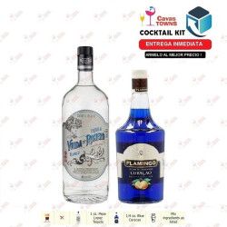 Licor De Curacao Flamingo 1000 Ml. - Cavas Towns Licor De Curacao Flamingo 1000 Ml. - Cavas Towns