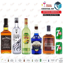 Licor De Curacao Flamingo 1000 Ml. - Cavas Towns Licor De Curacao Flamingo 1000 Ml. - Cavas Towns