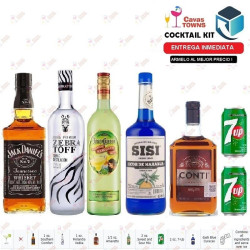 Licor Sisi de Curacao Azul 1000 ml - Cavas Towns Licor Sisi de Curacao Azul 1000 ml - Cavas Towns